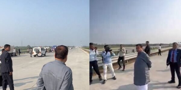 Union Minister Nitin Gadkari inspected Package 6 and Package 7 of the Greenfield Vadodara-Mumbai Expressway