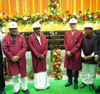 Union Minister of Steel and Heavy Industries unveiled the plan to double the capacity of Rourkela Steel Plant to 9.8 million tonnes by the year 2030.