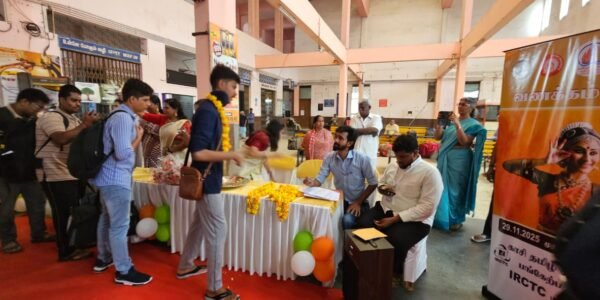 first batch of students for Kashi Tamil Sangamam 4.0 left Kanyakumari for Varanasi