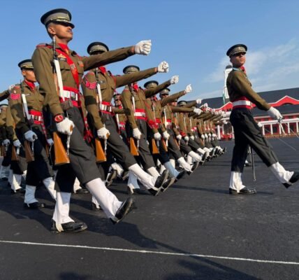 A grand passing out parade was held at the Indian Military Academy in Dehradun, Uttarakhand.