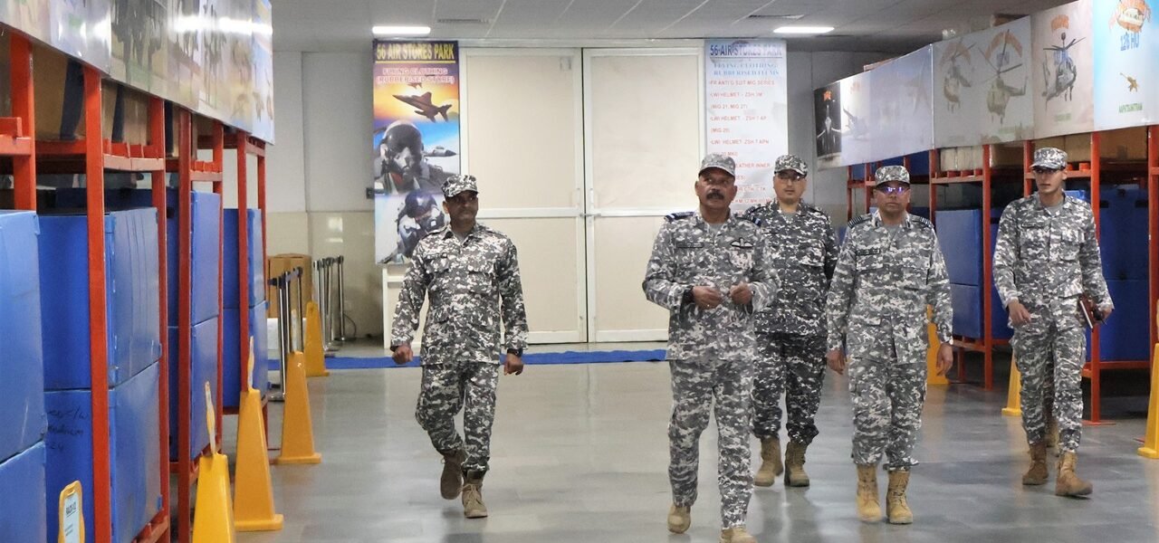 Air Marshal Jitendra Mishra, Air Officer Commanding-in-Chief of Western Air Command, visited Faridabad Air Force Station.