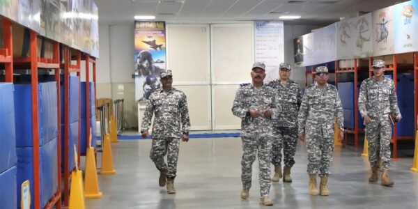 Air Marshal Jitendra Mishra, Air Officer Commanding-in-Chief of Western Air Command, visited Faridabad Air Force Station.