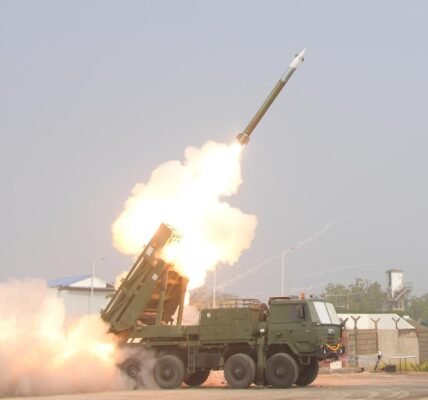 DRDO successfully conducted the first test of the long-range Pinaka guided rocket from the Integrated Test Range in Chandipur.