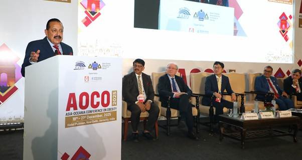 Dr. Jitendra Singh addressed the inaugural session of the two-day Asia Oceania Conference on Obesity (AOCO).