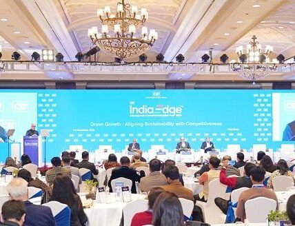 Environment Minister Bhupender Yadav addressed the special plenary session on Green Growth Integrating Sustainability with Competitiveness at CII IndiaEdge 2025 in New Delhi