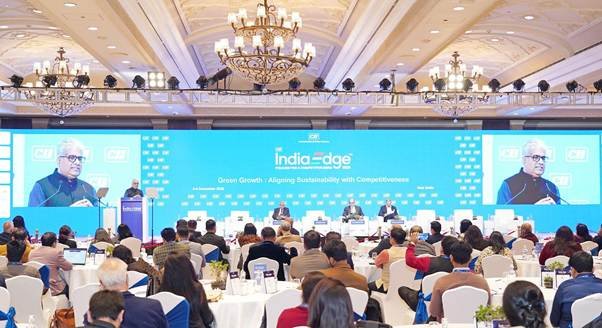 Environment Minister Bhupender Yadav addressed the special plenary session on Green Growth Integrating Sustainability with Competitiveness at CII IndiaEdge 2025 in New Delhi