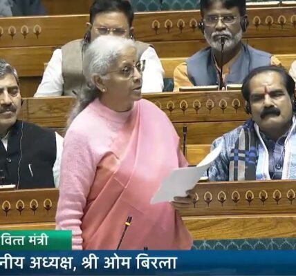 Finance Minister Nirmala Sitharaman