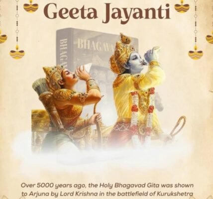Geeta Jayanti is being celebrated today.