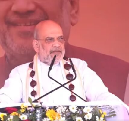 Home Minister Amit Shah addressed the closing ceremony of the Bastar Olympics in Jagdalpur, Chhattisgarh today.