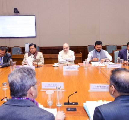 Home Minister Amit Shah chaired a review meeting regarding the formation of a dedicated Bureau of Port Security (BoPS) for the security of ships and ports.