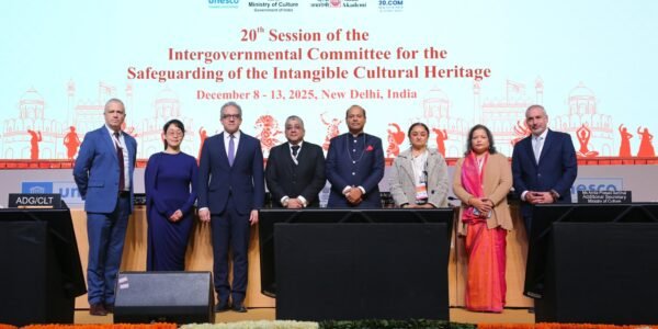 India hosted the 20th session of UNESCO Intergovernmental Committee for the Safeguarding of Intangible Cultural Heritage