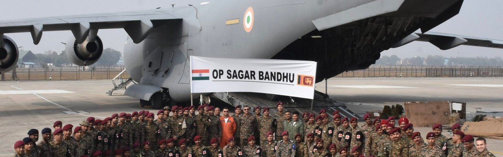 India is assisting cyclone-hit Sri Lanka under Operation Sagar Bandhu.