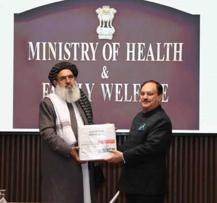 India reiterated its commitment to continue providing humanitarian assistance and healthcare support to Afghanistan.