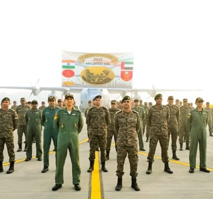 Indian Army contingent has departed for the India-UAE joint military exercise Desert Cyclone 2025