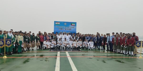 Indian Coast Guard ship Sarthak has arrived at Shuwaikh port in Kuwait