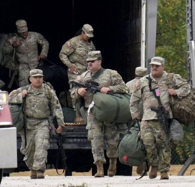 National Guard in Chicago.