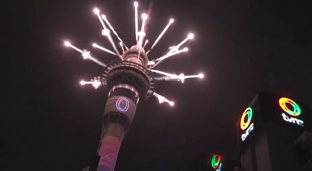 New Year 2026 was welcomed with fireworks in New Zealand.