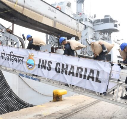 Operation Sagar Bandhu The Indian Navy has dispatched four more warships to deliver 1000 tons of humanitarian aid and disaster relief materials to Sri Lanka.