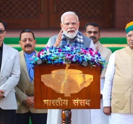 PM Modi Addressing reporters ahead of the winter session of Parliament