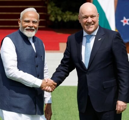 PM Modi held a telephone conversation with New Zealand Prime Minister Christopher Luxon.