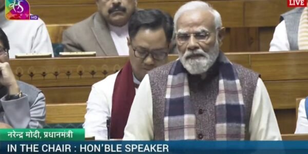 PM Modi in Lok Sabha