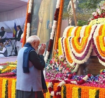 PM Modi paid tribute to Dr. Babasaheb Ambedkar today on his Mahaparinirvan Day.