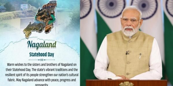 PM Modi today greeted the people of Nagaland on the occasion of their Statehood Day.
