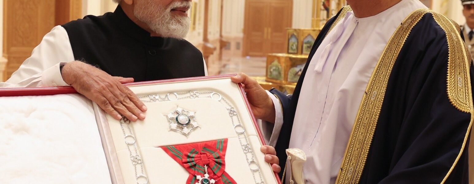 PM Narendra Modi has been awarded the Order of Oman award
