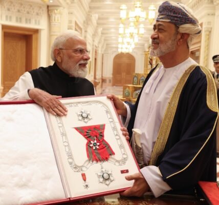 PM Narendra Modi has been awarded the Order of Oman award