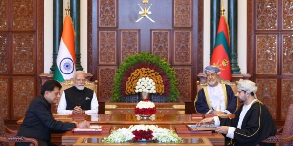 PM Narendra Modi held a bilateral meeting with Sultan Haitham bin Tariq in Muscat today.