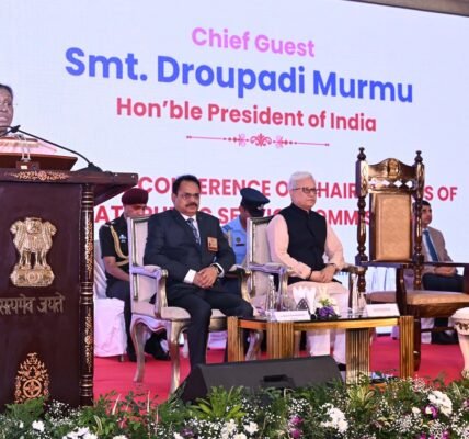 President Droupadi Murmu inaugurated the National Conference of Chairpersons of Public Service Commissions in Hyderabad.