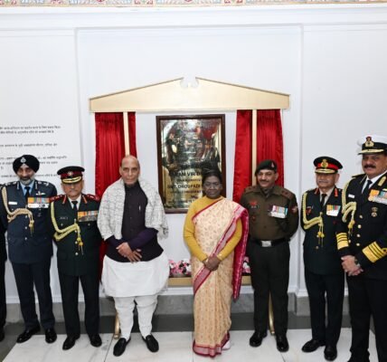 President Droupadi Murmu inaugurated the Param Vir Gallery at Rashtrapati Bhavan today on the occasion of Vijay Diwas.