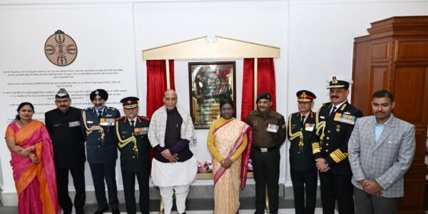 President Droupadi Murmu inaugurated the Param Vir Gallery at Rashtrapati Bhavan today on the occasion of Vijay Diwas.