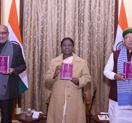 President Droupadi Murmu released the Constitution of India in the Santhali language.