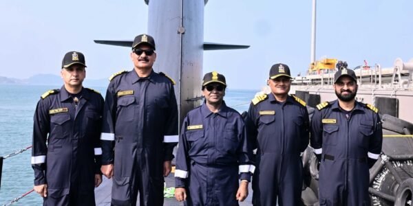 President Droupadi Murmu travelled on the submarine INS Vaghsir on the western coast.