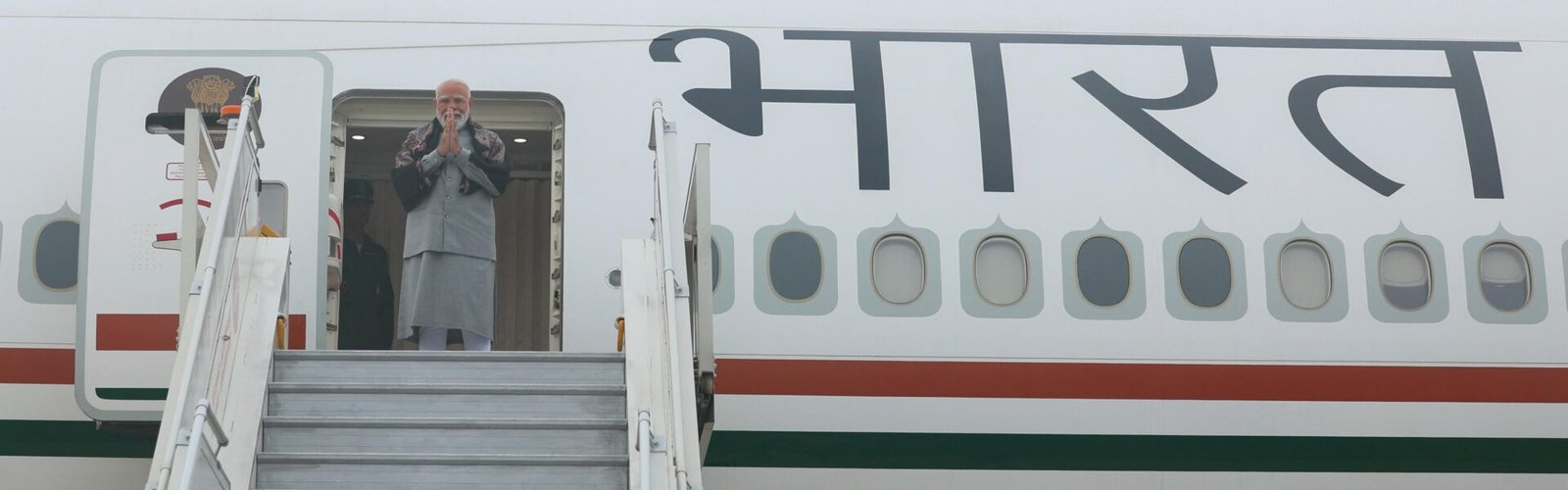 Prime Minister Narendra Modi departed today on a three-nation tour to Jordan, Ethiopia, and Oman.