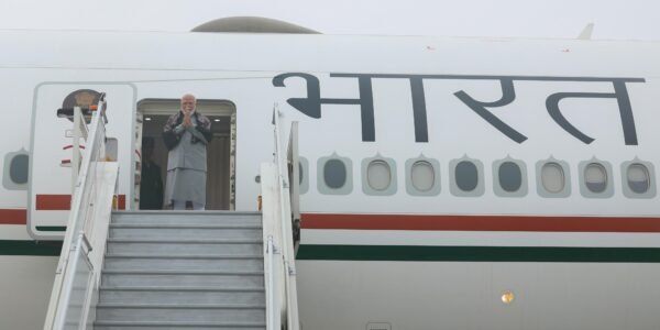 Prime Minister Narendra Modi departed today on a three-nation tour to Jordan, Ethiopia, and Oman.