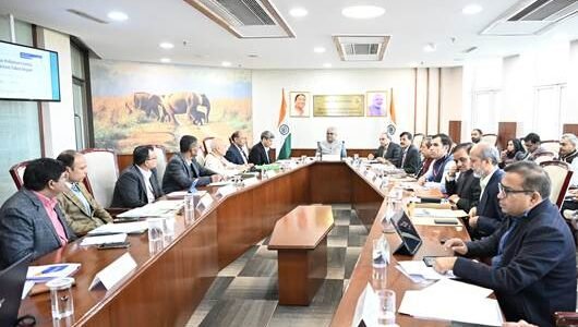 Union Environment Minister chaired a high-level review meeting on air pollution mitigation action plans for Delhi and Sonipat