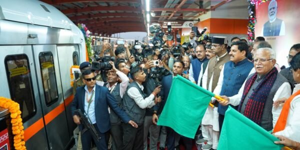 Union Minister Manohar Lal and Madhya Pradesh Chief Minister Dr. Mohan Yadav inaugurated the Bhopal Metro.