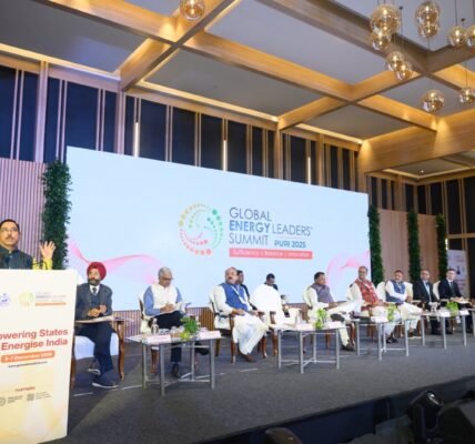 Union Minister Pralhad Joshi addressed the global energy leaders summit in Puri.