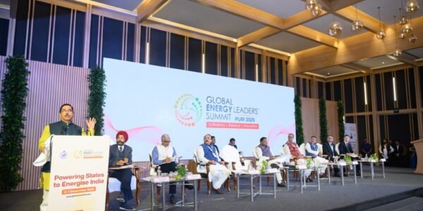 Union Minister Pralhad Joshi addressed the global energy leaders summit in Puri.