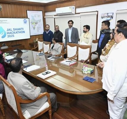 Union Minister of Jal Shakti C.R. Patil, launched the Jal Shakti Hackathon-2025