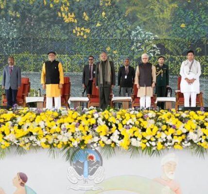 Vice President C. P. Radhakrishnan participated in the World Meditation Day