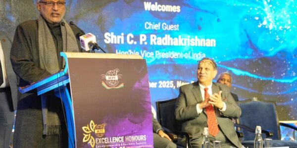 Vice President C.P. Radhakrishnan addressed the AEPC annual awards ceremony.