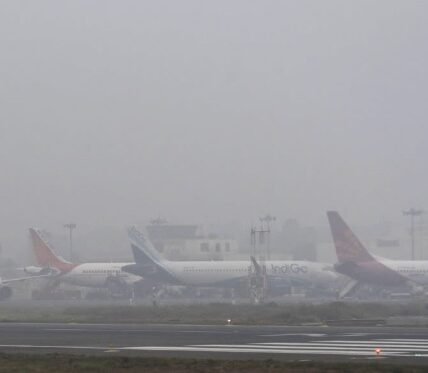 foggy conditions in North India