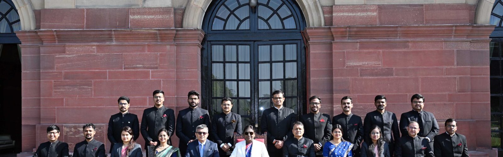 probationary officers of the 2024 batch of the Indian Defence Accounts Service met President Droupadi Murmu at Rashtrapati Bhavan today.