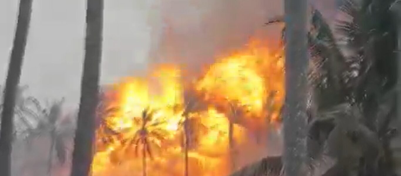 A gas leak occurred at ONGC