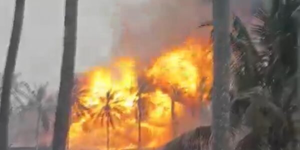 A gas leak occurred at ONGC