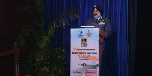 Air Chief Marshal AP Singh, the Chief of the Air Staff, delivered the inaugural address at the 22nd edition of the Subroto Mukherjee International Seminar organized by CAPSS.