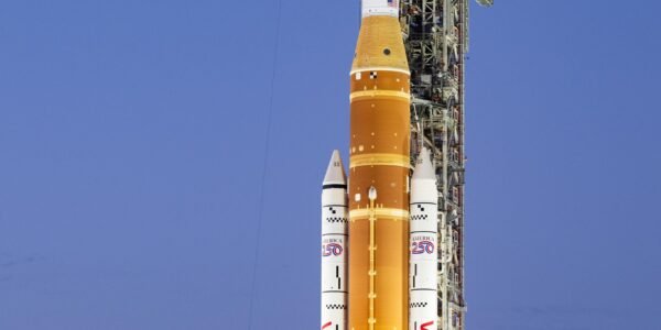 American space agency NASA has moved its new rocket to the launch pad for the first crewed lunar mission in more than 50 years